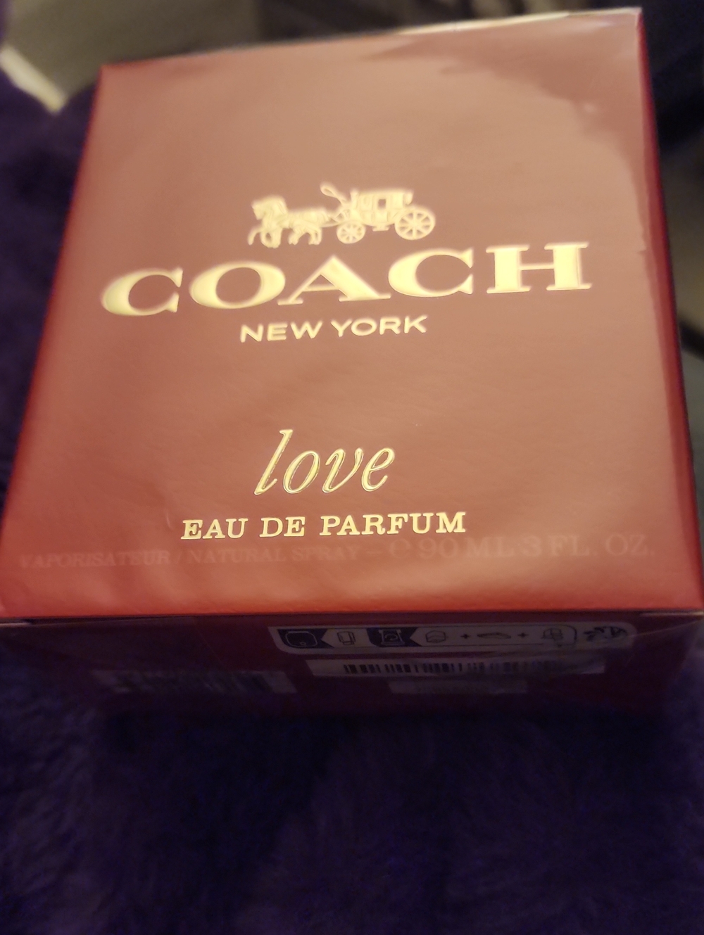 Coach Love Eau de Parfum - Red with Gold Foil